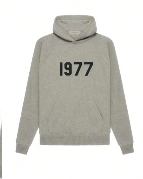Hoodie '1977' Gris